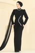 Evening Dress 5741EDF311-MS Black - Thumbnail