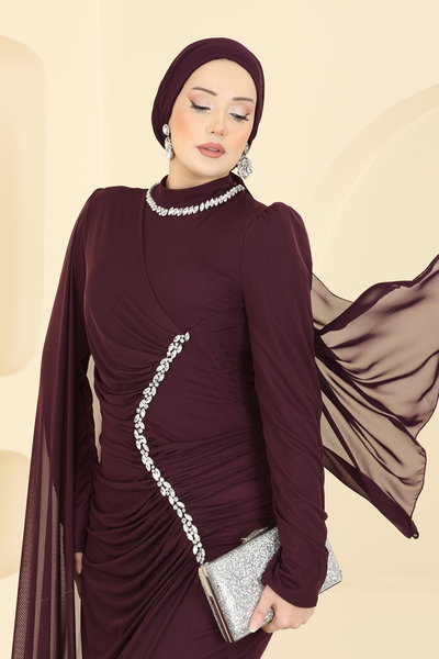 E.D.F. - Evening Dress 5741EDF311-MS Damson - 428939