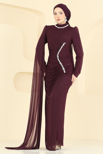 E.D.F. - Evening Dress 5741EDF311-MS Damson - 428940
