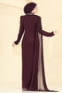Evening Dress 5741EDF311-MS Damson - Thumbnail