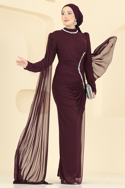 E.D.F. - Evening Dress 5741EDF311-MS Damson - 428942