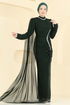 Evening Dress 5741EDF311-MS Emerald - Thumbnail