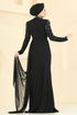 Evening Dress 5742EDF311-MS Black - Thumbnail