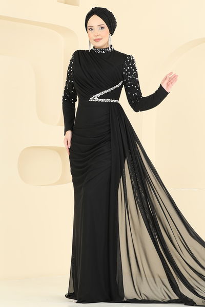 E.D.F. - فستان سهرة أسود 5742EDF311-MS - 430352