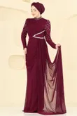 E.D.F. - Evening Dress 5742EDF311-MS Burgundy