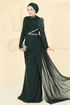Evening Dress 5742EDF311-MS Emerald - Thumbnail