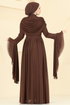 Evening Dress 5744EDF311-MS Brown - Thumbnail