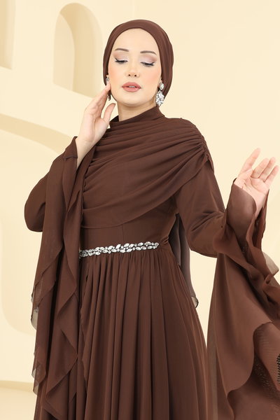 E.D.F. - Evening Dress 5744EDF311-MS Brown - 426736