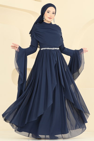 E.D.F. - Evening Dress 5744EDF311-MS Navy Blue - 426748