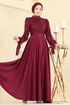 Evening Dress 5748EDF311-MS Burgundy - Thumbnail