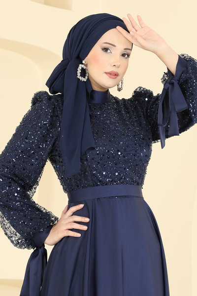 E.D.F. - Evening Dress 5748EDF311-MS Navy Blue - 426733