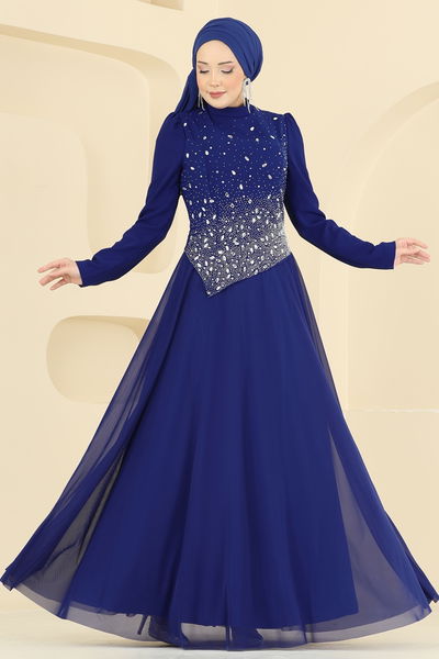 E.D.F. - Evening Dress 5755EDF311-MS Saxe - 428557