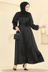 Evening Dress 6138ORG1169-MS Black - Thumbnail