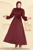 Evening Dress 6138ORG1169-MS Burgundy - Thumbnail