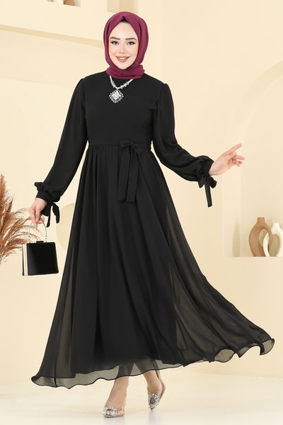 B.İ.S.S.K. - فستان سهرة أسود 6217BSK463-MS - 370348