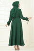Evening Dress 6217BSK463-MS Emerald - Thumbnail