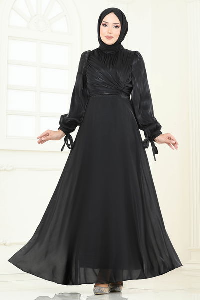 B.İ.S.S.K. - Evening Dress 6220BSK463-MS Black - 370517