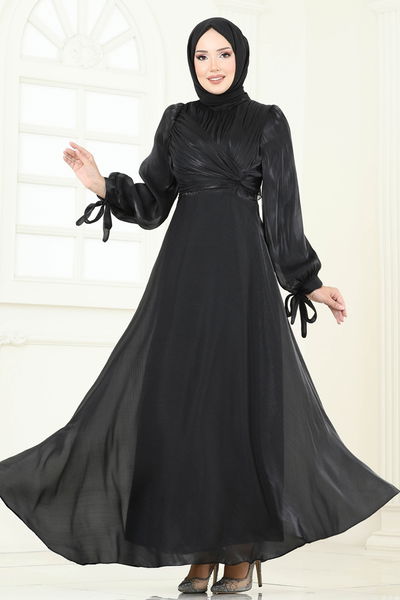 B.İ.S.S.K. - Evening Dress 6220BSK463-MS Black - 370518