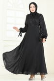 B.İ.S.S.K. - Evening Dress 6220BSK463-MS Black