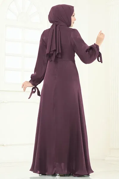 B.İ.S.S.K. - Evening Dress 6220BSK463-MS Dark Rose Dusky - 383044