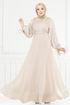 Evening Dress 6220BSK463-MS Stone - Thumbnail