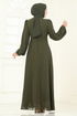 Evening Dress 6226BSK463-MS Khaki - Thumbnail