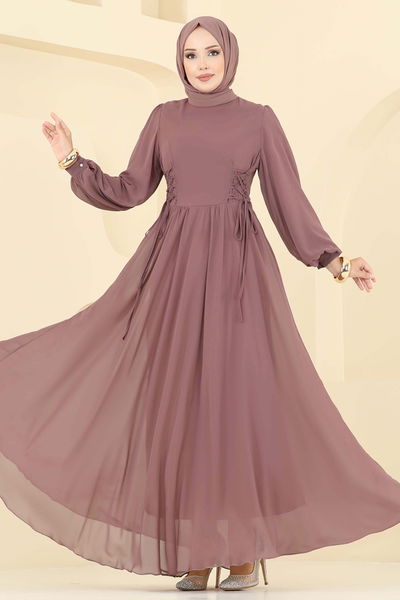 B.İ.S.S.K. - Evening Dress 6238BSK463-MS Powder Vision - 392939