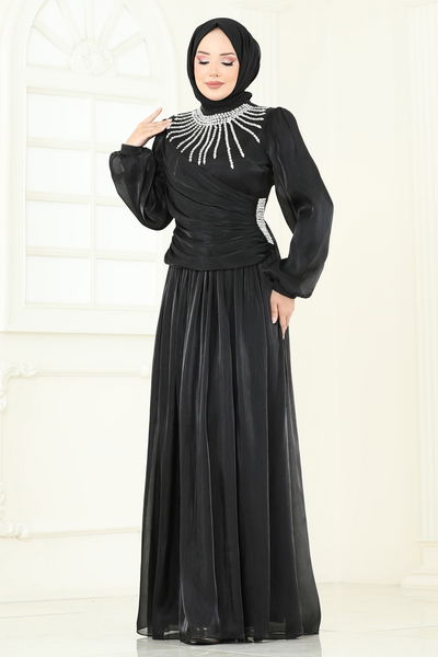 L.P.N. - Evening Dress 6238LPN858-MS Black - 388260