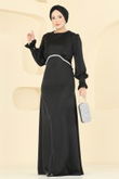 B.İ.S.S.K. - Evening Dress 6247BSK463-MS Black