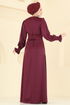 Evening Dress 6247BSK463-MS Damson - Thumbnail