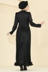 Evening Dress 6281BSK463-MS Black - Thumbnail