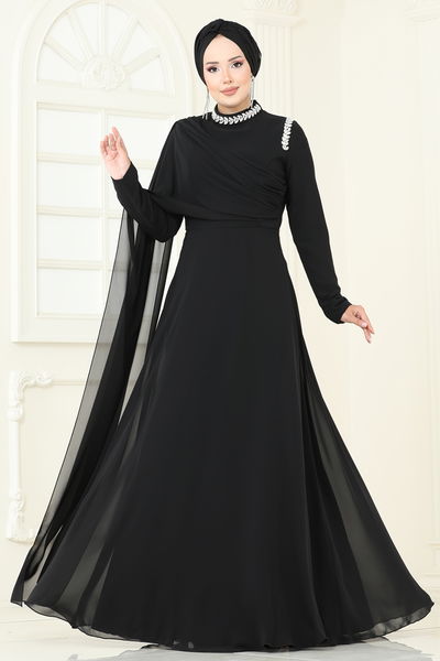 L.P.N. - Evening Dress 6294LPN858-MS Black - 387862