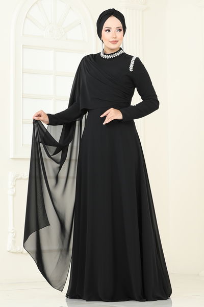L.P.N. - Evening Dress 6294LPN858-MS Black - 387863