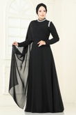 L.P.N. - Evening Dress 6294LPN858-MS Black