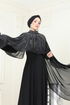 Evening Dress 6295LPN858-MS Black - Thumbnail