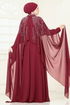 Evening Dress 6295LPN858-MS Burgundy - Thumbnail