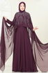 Evening Dress 6295LPN858-MS Damson - Thumbnail