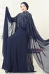 Evening Dress 6295LPN858-MS Navy Blue - Thumbnail