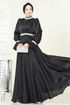 Evening Dress 6324LPN858-MS Black - Thumbnail
