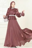 L.P.N. - Evening Dress 6324LPN858-MS Dark Rose Dusky