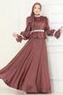 Evening Dress 6324LPN858-MS Dark Rose Dusky - Thumbnail