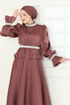 Evening Dress 6324LPN858-MS Dark Rose Dusky - Thumbnail