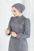 Evening Dress 6539YG95-MS Gray - Thumbnail