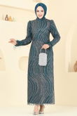 Y.G.S. - Evening Dress 6539YG95-MS Petroleum