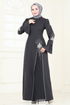 Evening Dress 6617YG95-MS Anthracite - Thumbnail