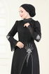 Evening Dress 6617YG95-MS Black - Thumbnail