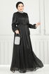 Evening Dress 6622YG95-MS Black - Thumbnail