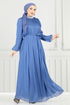 Evening Dress 6622YG95-MS Blue - Thumbnail