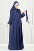 Evening Dress 6622YG95-MS Navy Blue - Thumbnail