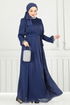 Evening Dress 6622YG95-MS Navy Blue - Thumbnail